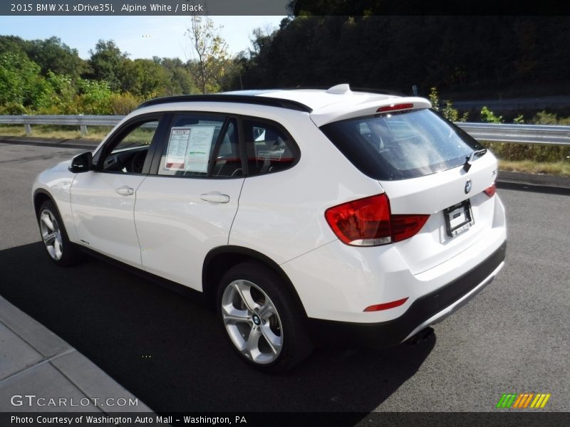 Alpine White / Black 2015 BMW X1 xDrive35i