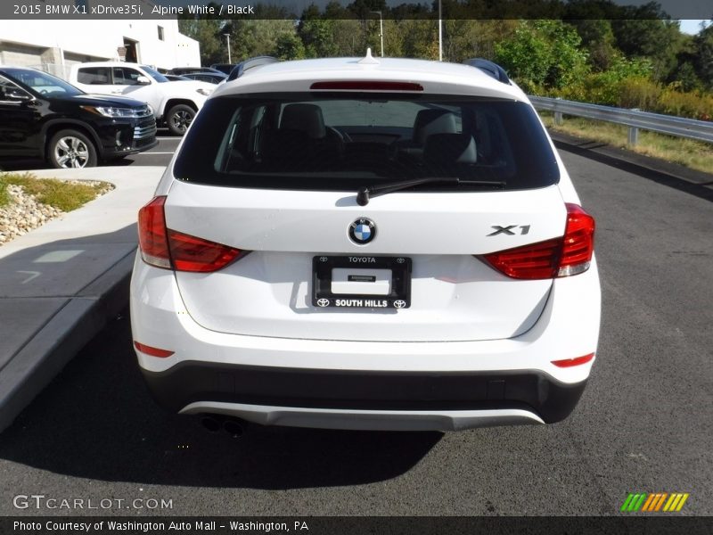 Alpine White / Black 2015 BMW X1 xDrive35i