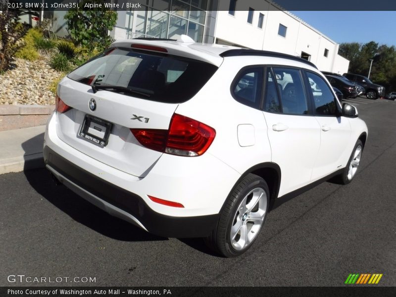 Alpine White / Black 2015 BMW X1 xDrive35i