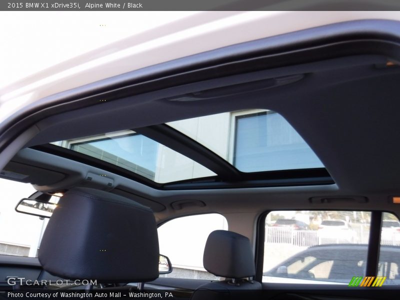 Alpine White / Black 2015 BMW X1 xDrive35i