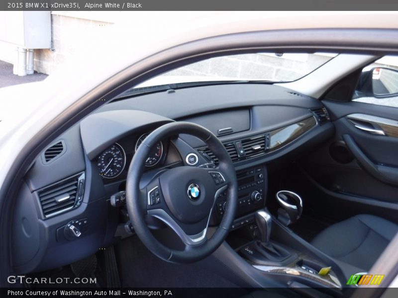 Alpine White / Black 2015 BMW X1 xDrive35i