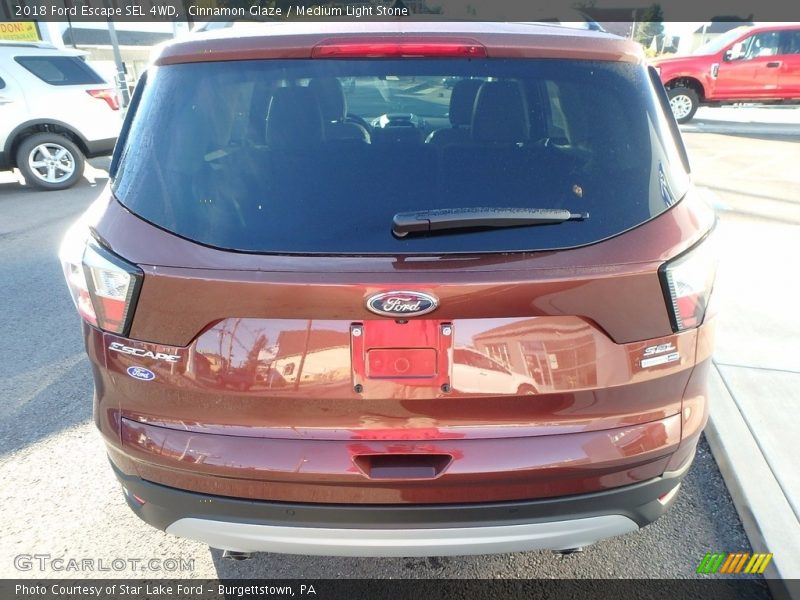 Cinnamon Glaze / Medium Light Stone 2018 Ford Escape SEL 4WD