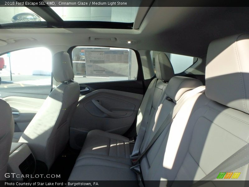 Cinnamon Glaze / Medium Light Stone 2018 Ford Escape SEL 4WD
