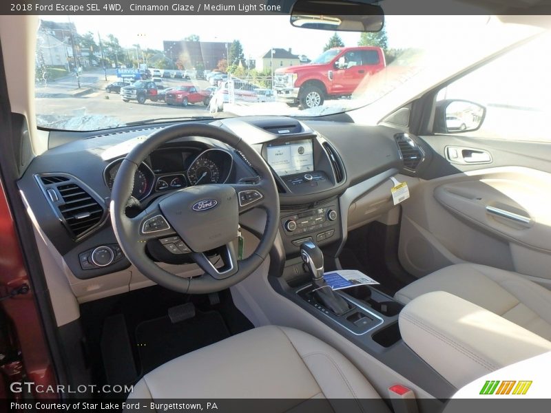 Cinnamon Glaze / Medium Light Stone 2018 Ford Escape SEL 4WD