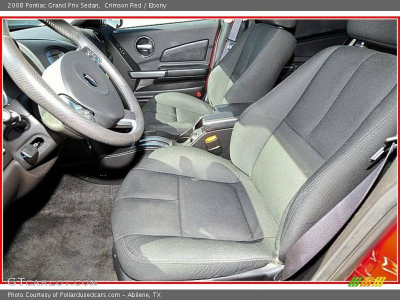 Crimson Red / Ebony 2008 Pontiac Grand Prix Sedan