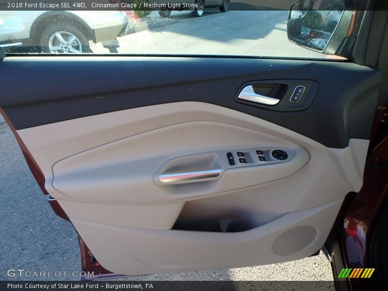 Cinnamon Glaze / Medium Light Stone 2018 Ford Escape SEL 4WD