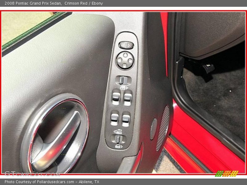Crimson Red / Ebony 2008 Pontiac Grand Prix Sedan