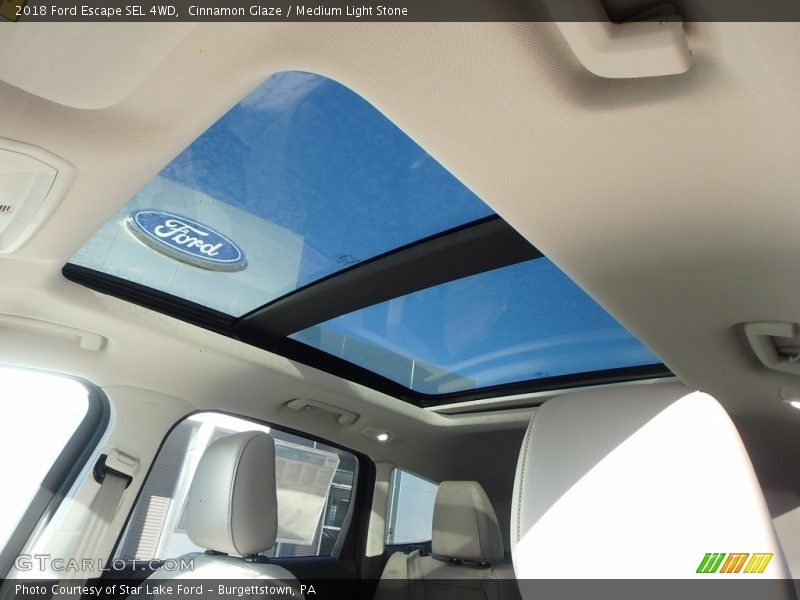 Cinnamon Glaze / Medium Light Stone 2018 Ford Escape SEL 4WD