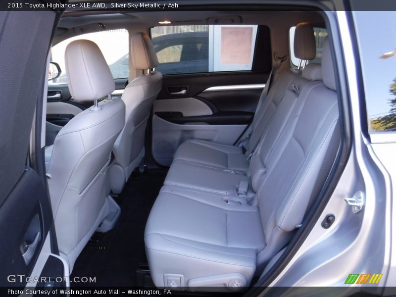 Silver Sky Metallic / Ash 2015 Toyota Highlander XLE AWD