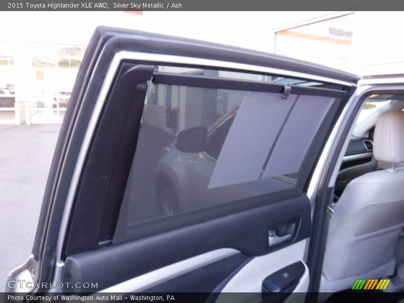 Silver Sky Metallic / Ash 2015 Toyota Highlander XLE AWD