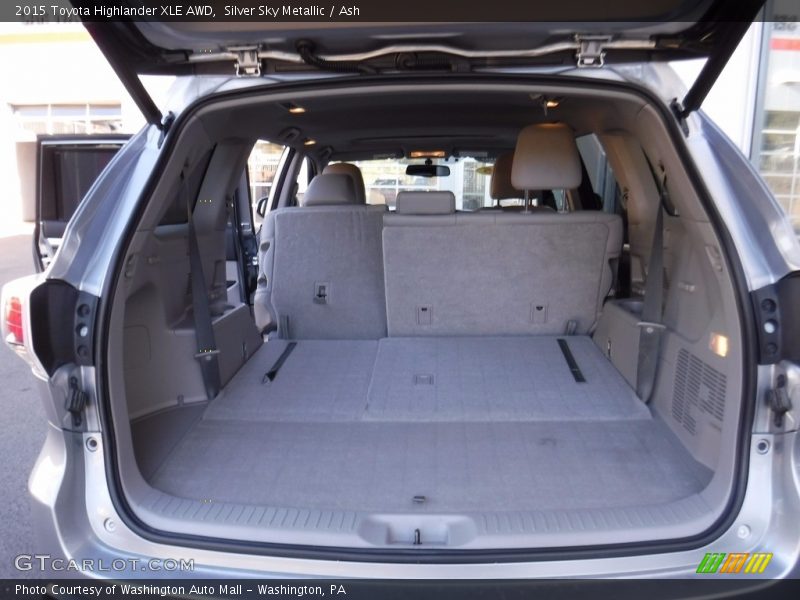 Silver Sky Metallic / Ash 2015 Toyota Highlander XLE AWD