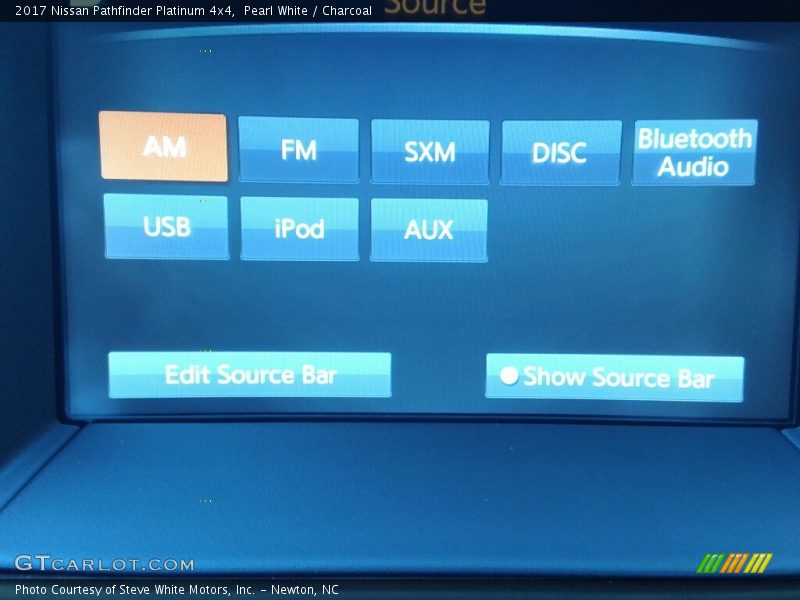 Pearl White / Charcoal 2017 Nissan Pathfinder Platinum 4x4
