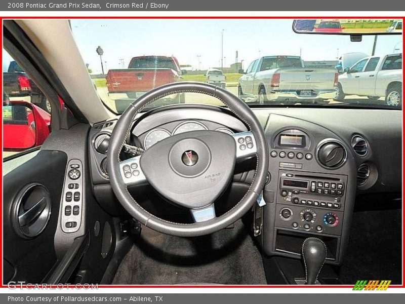 Crimson Red / Ebony 2008 Pontiac Grand Prix Sedan