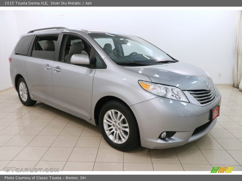Silver Sky Metallic / Ash 2015 Toyota Sienna XLE