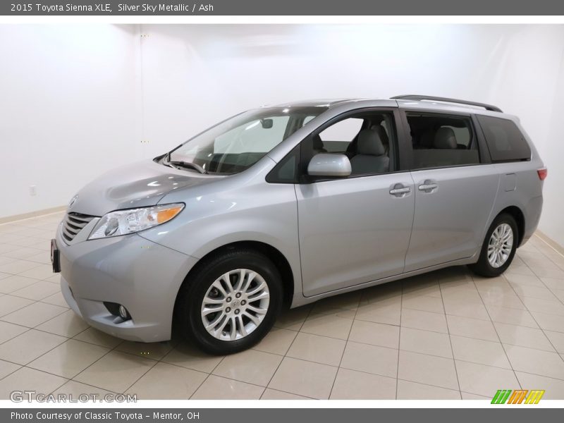 Silver Sky Metallic / Ash 2015 Toyota Sienna XLE