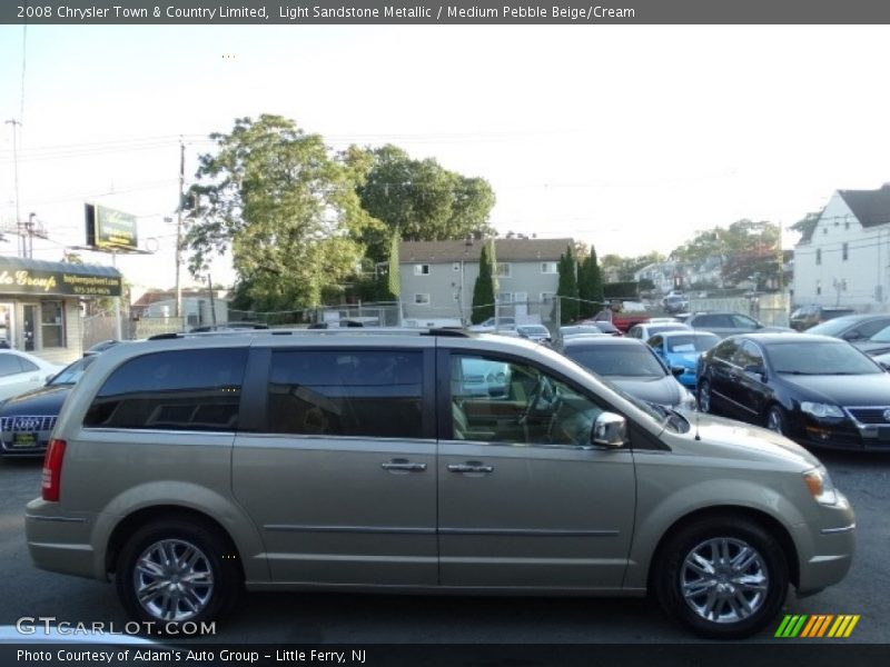 Light Sandstone Metallic / Medium Pebble Beige/Cream 2008 Chrysler Town & Country Limited