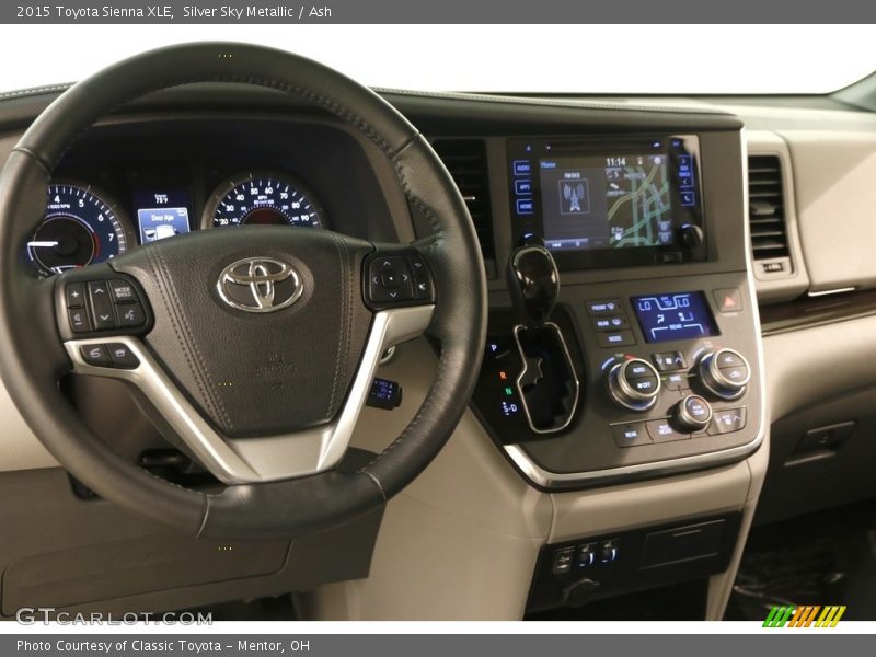 Silver Sky Metallic / Ash 2015 Toyota Sienna XLE