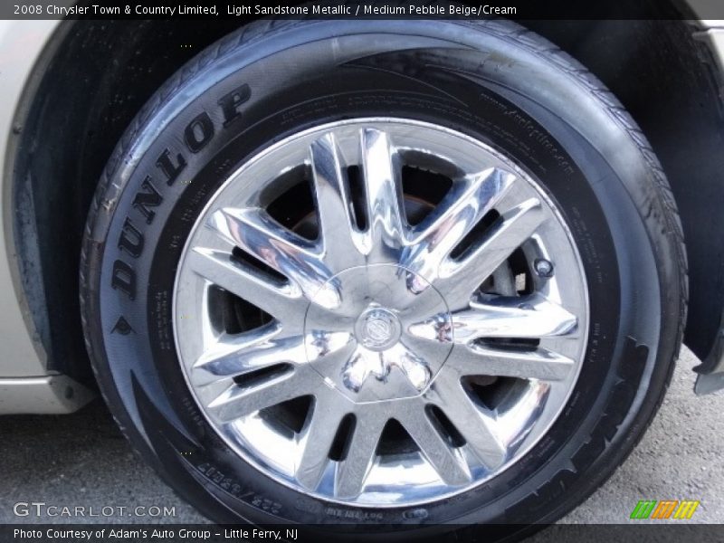 Light Sandstone Metallic / Medium Pebble Beige/Cream 2008 Chrysler Town & Country Limited