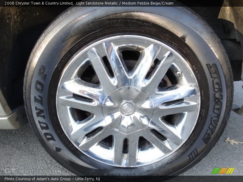 Light Sandstone Metallic / Medium Pebble Beige/Cream 2008 Chrysler Town & Country Limited