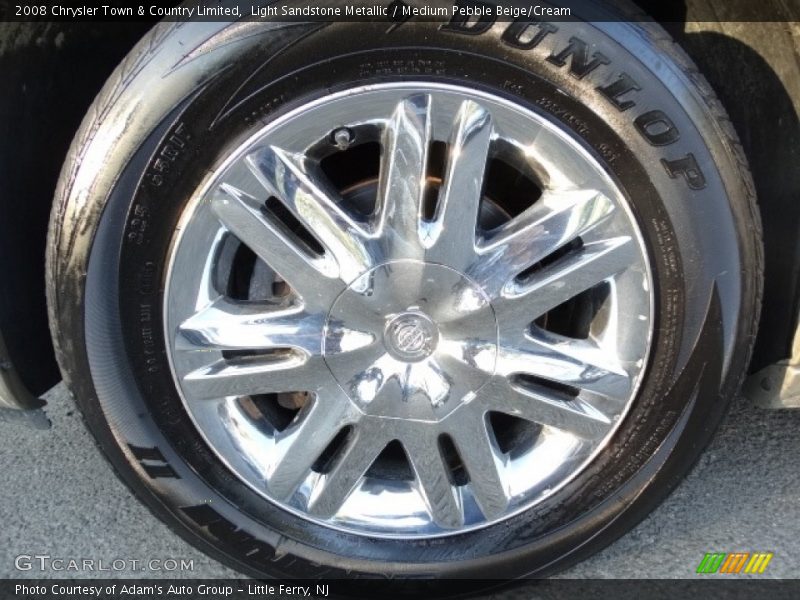 Light Sandstone Metallic / Medium Pebble Beige/Cream 2008 Chrysler Town & Country Limited