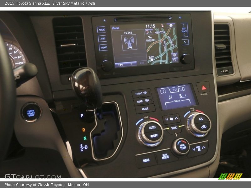 Silver Sky Metallic / Ash 2015 Toyota Sienna XLE