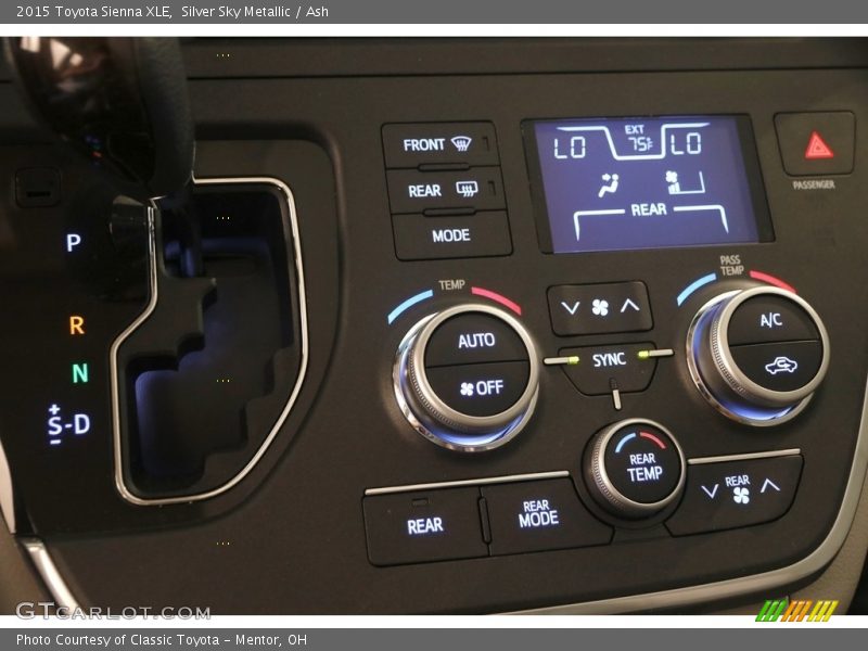 Silver Sky Metallic / Ash 2015 Toyota Sienna XLE