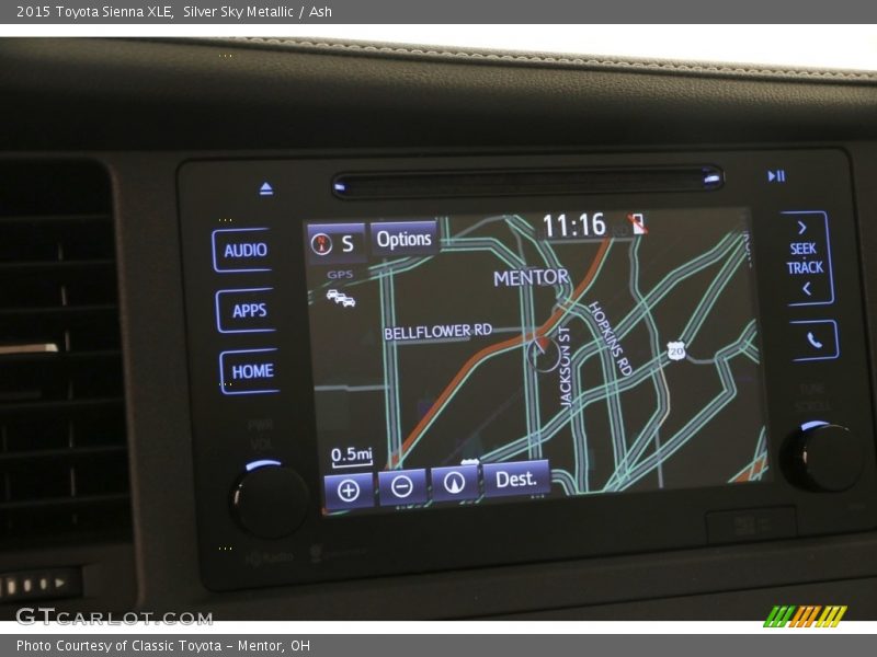 Silver Sky Metallic / Ash 2015 Toyota Sienna XLE