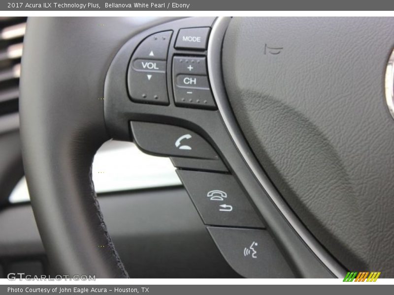 Bellanova White Pearl / Ebony 2017 Acura ILX Technology Plus