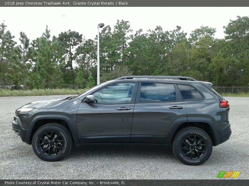 Granite Crystal Metallic / Black 2018 Jeep Cherokee Trailhawk 4x4