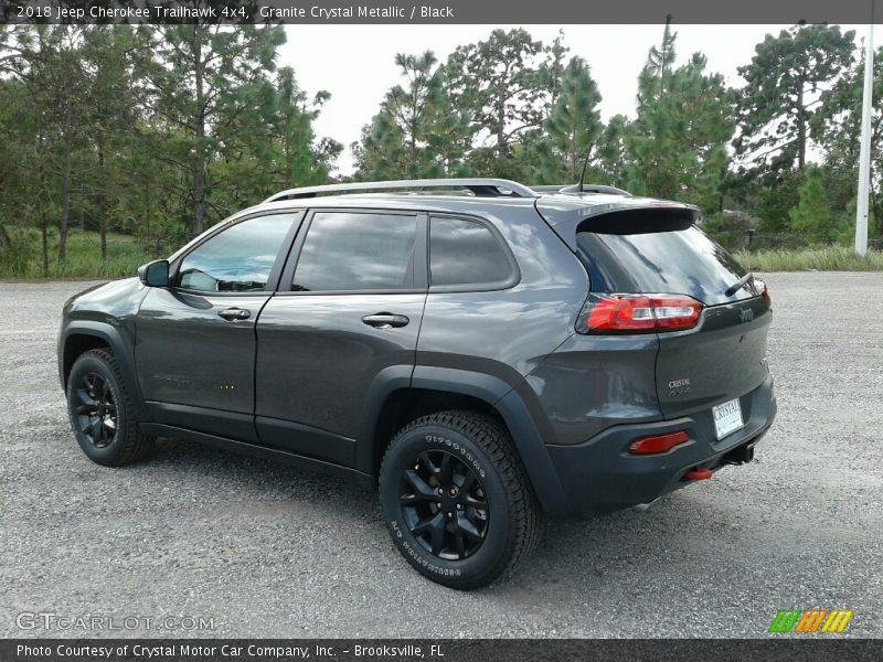 Granite Crystal Metallic / Black 2018 Jeep Cherokee Trailhawk 4x4