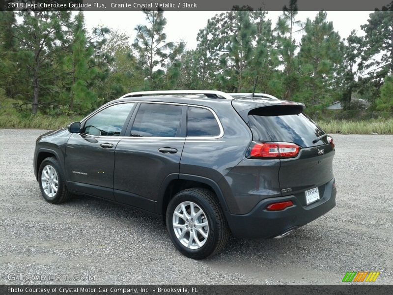 Granite Crystal Metallic / Black 2018 Jeep Cherokee Latitude Plus