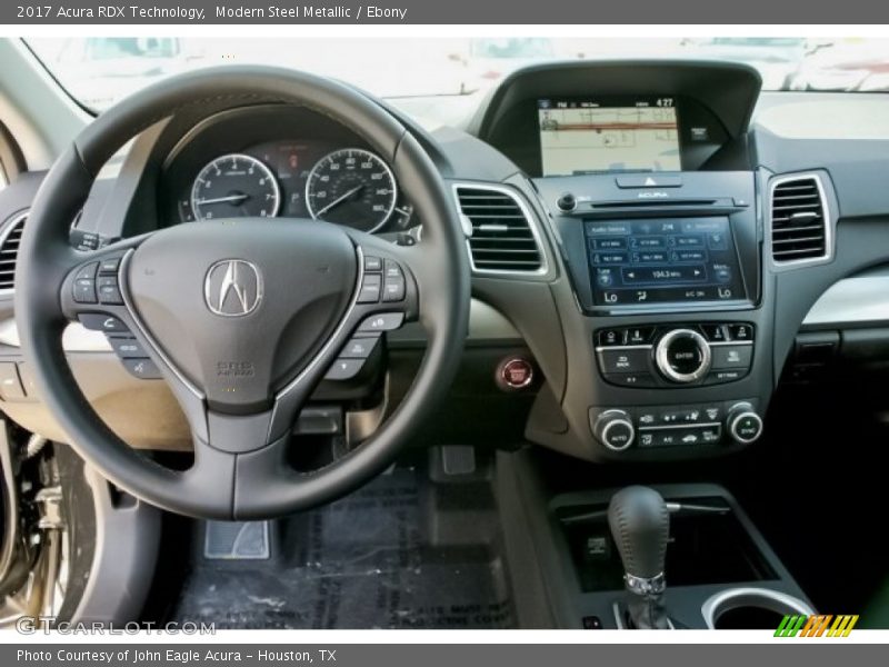 Modern Steel Metallic / Ebony 2017 Acura RDX Technology