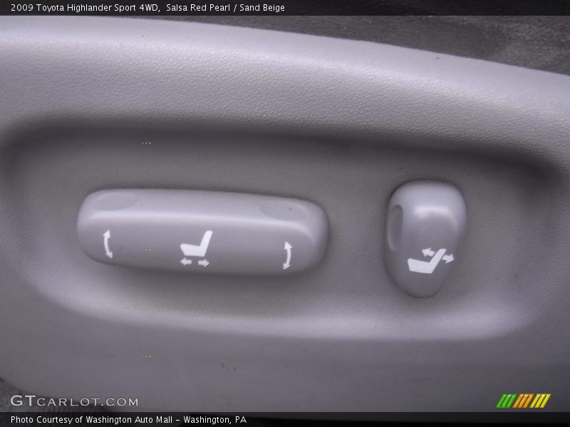 Salsa Red Pearl / Sand Beige 2009 Toyota Highlander Sport 4WD