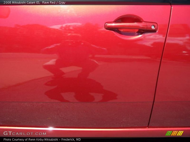 Rave Red / Gray 2008 Mitsubishi Galant ES