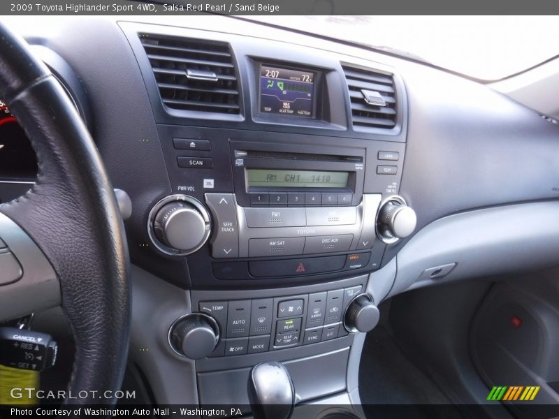 Salsa Red Pearl / Sand Beige 2009 Toyota Highlander Sport 4WD