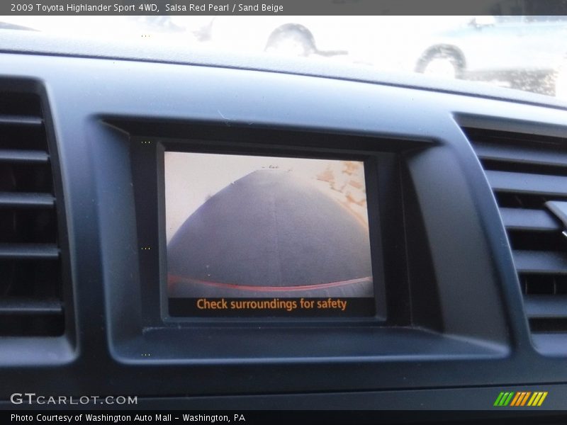 Salsa Red Pearl / Sand Beige 2009 Toyota Highlander Sport 4WD