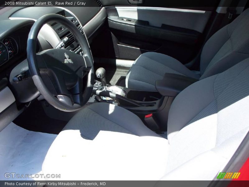 Rave Red / Gray 2008 Mitsubishi Galant ES