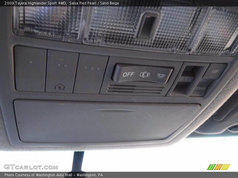 Salsa Red Pearl / Sand Beige 2009 Toyota Highlander Sport 4WD