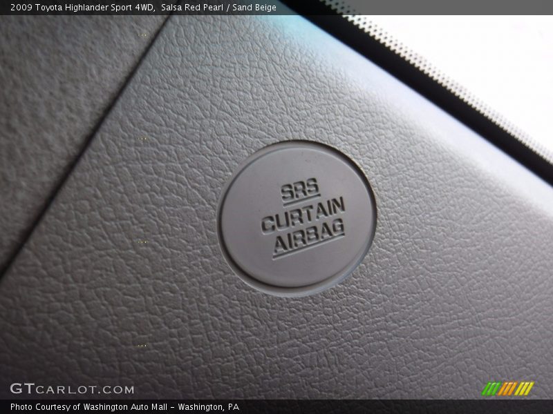 Salsa Red Pearl / Sand Beige 2009 Toyota Highlander Sport 4WD