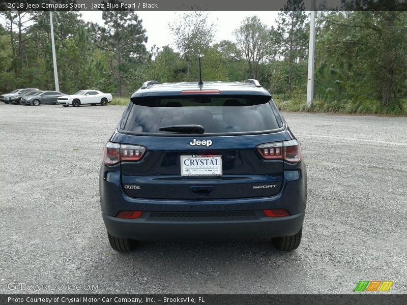 Jazz Blue Pearl / Black 2018 Jeep Compass Sport