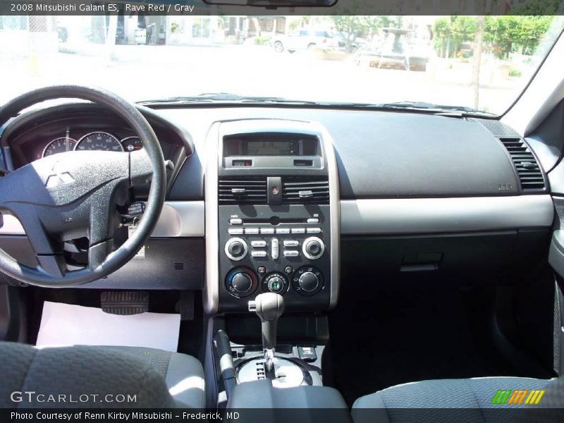 Rave Red / Gray 2008 Mitsubishi Galant ES