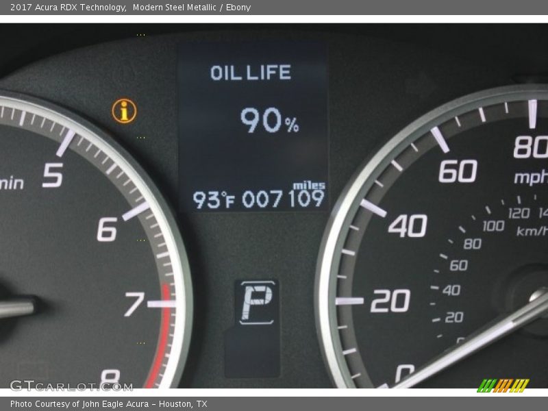 Modern Steel Metallic / Ebony 2017 Acura RDX Technology