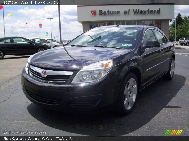 Black Onyx / Gray 2007 Saturn Aura XE
