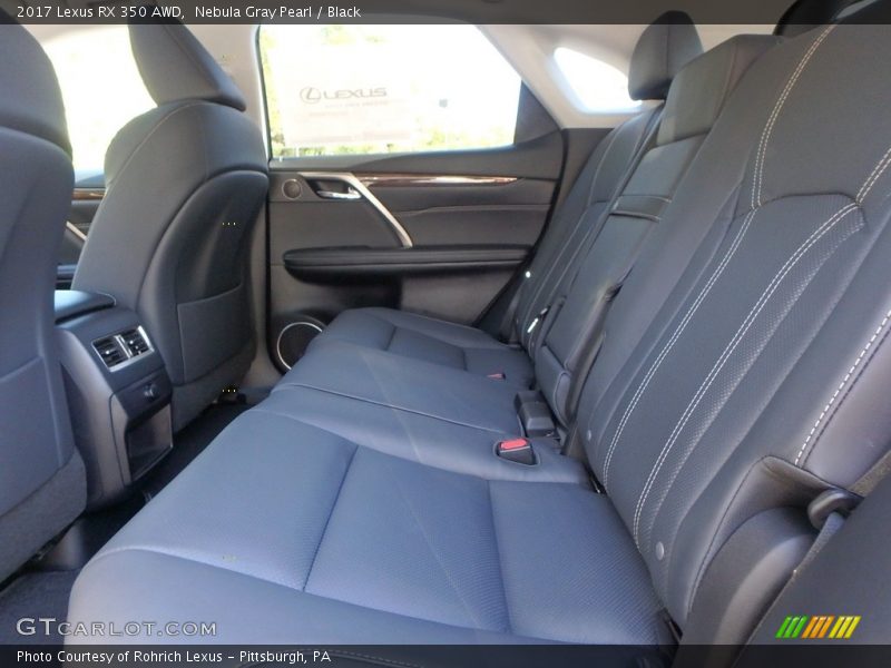 Nebula Gray Pearl / Black 2017 Lexus RX 350 AWD