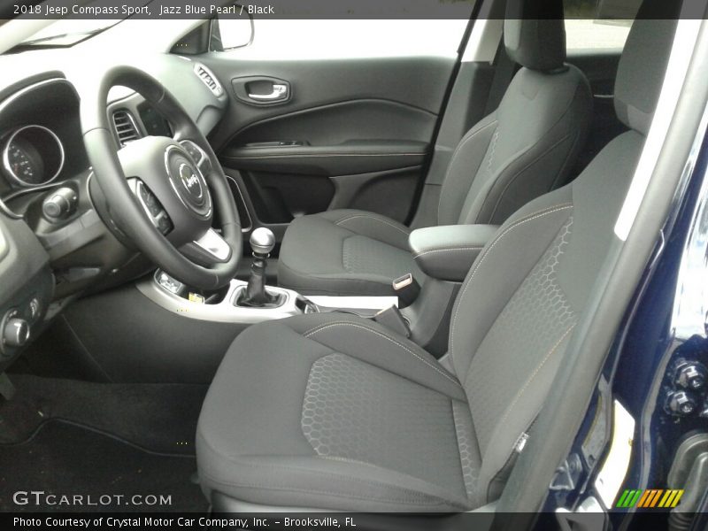 Jazz Blue Pearl / Black 2018 Jeep Compass Sport