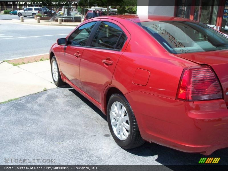 Rave Red / Gray 2008 Mitsubishi Galant ES