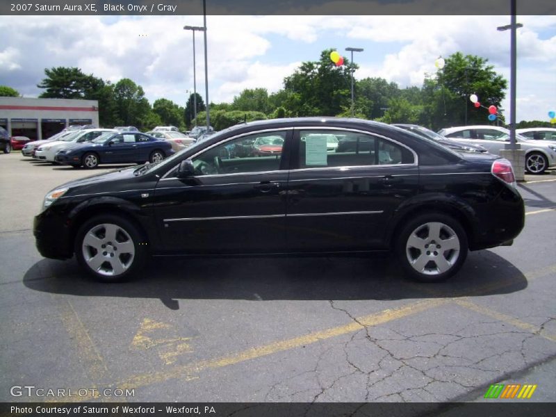 Black Onyx / Gray 2007 Saturn Aura XE