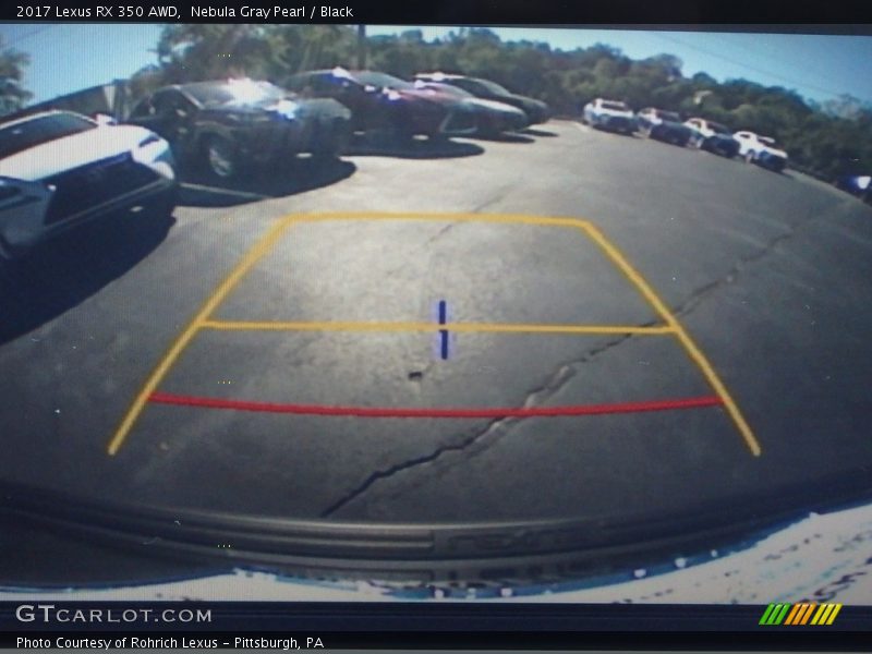 Nebula Gray Pearl / Black 2017 Lexus RX 350 AWD