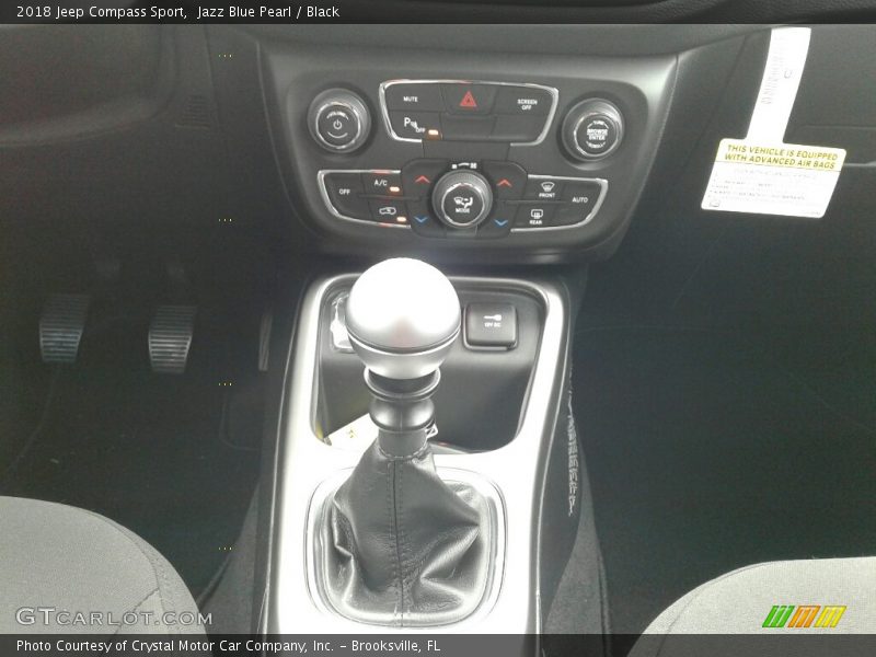 Jazz Blue Pearl / Black 2018 Jeep Compass Sport