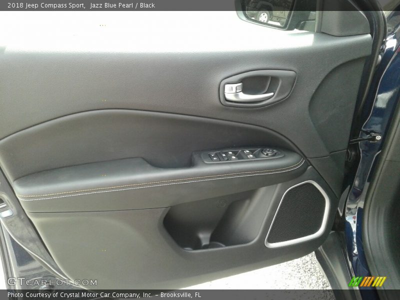 Jazz Blue Pearl / Black 2018 Jeep Compass Sport